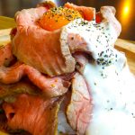 奥多摩カフェランチ(ローストビーフ丼)